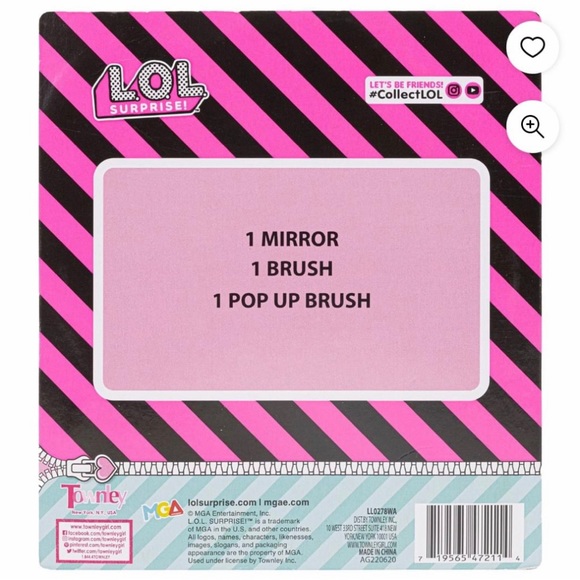 Lol Surprise 🎉License 3pcs Hair Brush Set - Picture 2 of 3